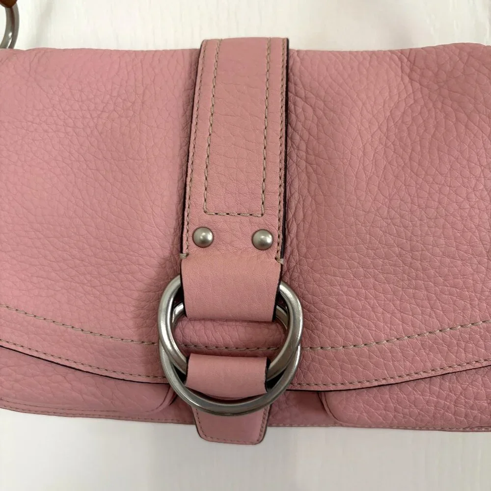 Coach Chelsea Field Bag Pebbled Leather Shoulder Handbag 10893 Blush Pink NEW